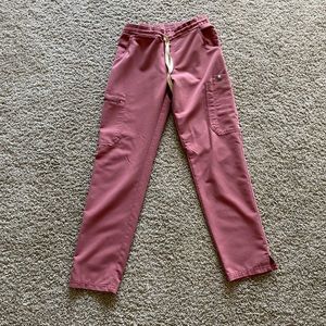 Mauve Yola Petite XS scrub pants